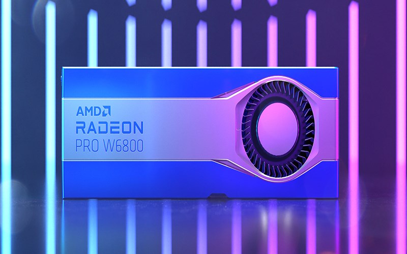 AMD دو کارت گرافیک رادئون پرو W6600 و W6800 را معرفی کرد